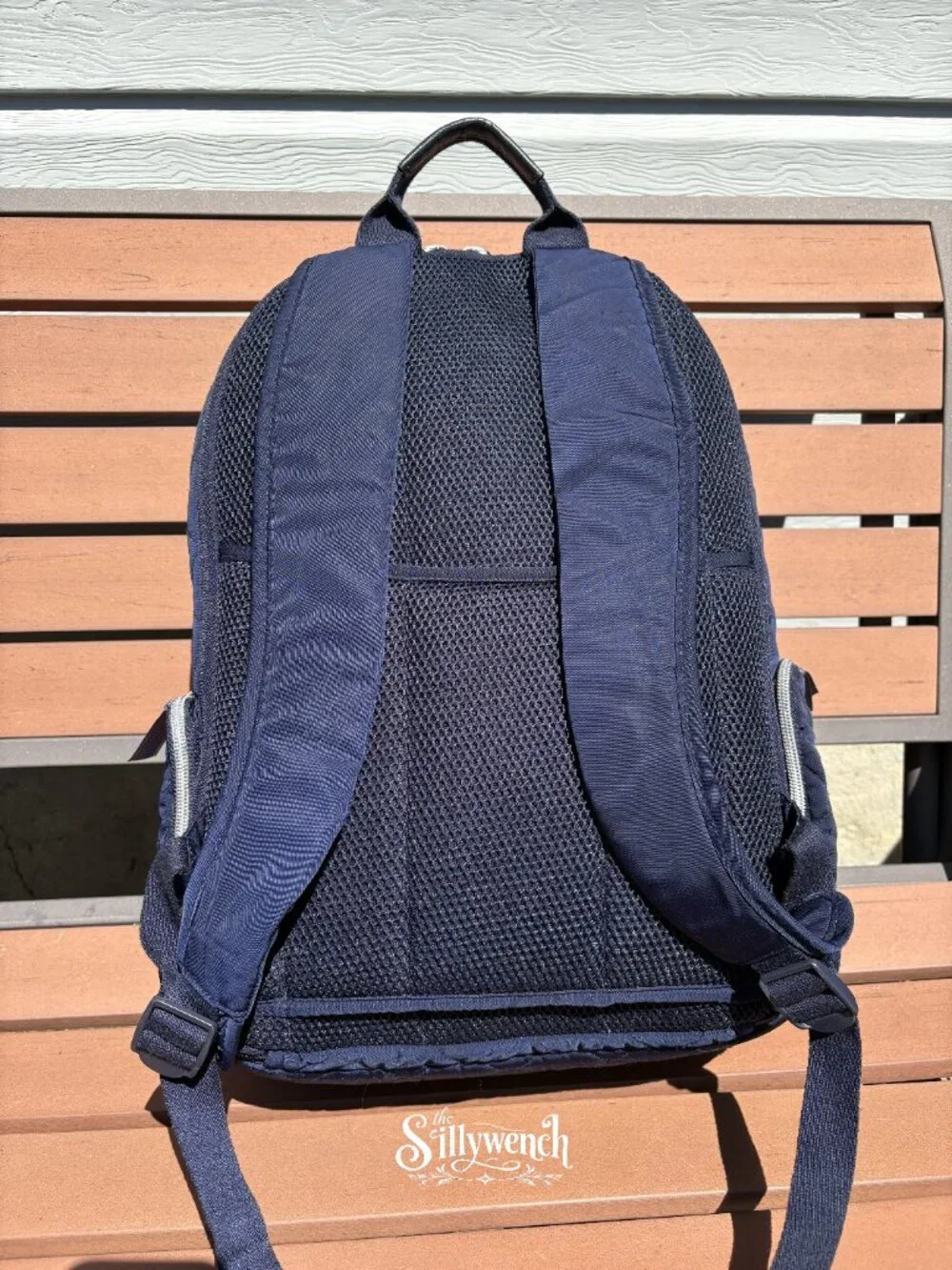 Vera Bradley Navy Commuter Backpack in Performance Twill